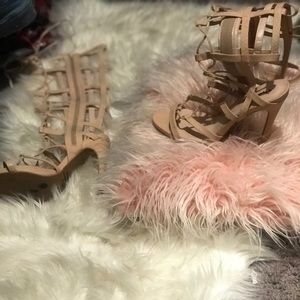 Gladiator heeled sandal